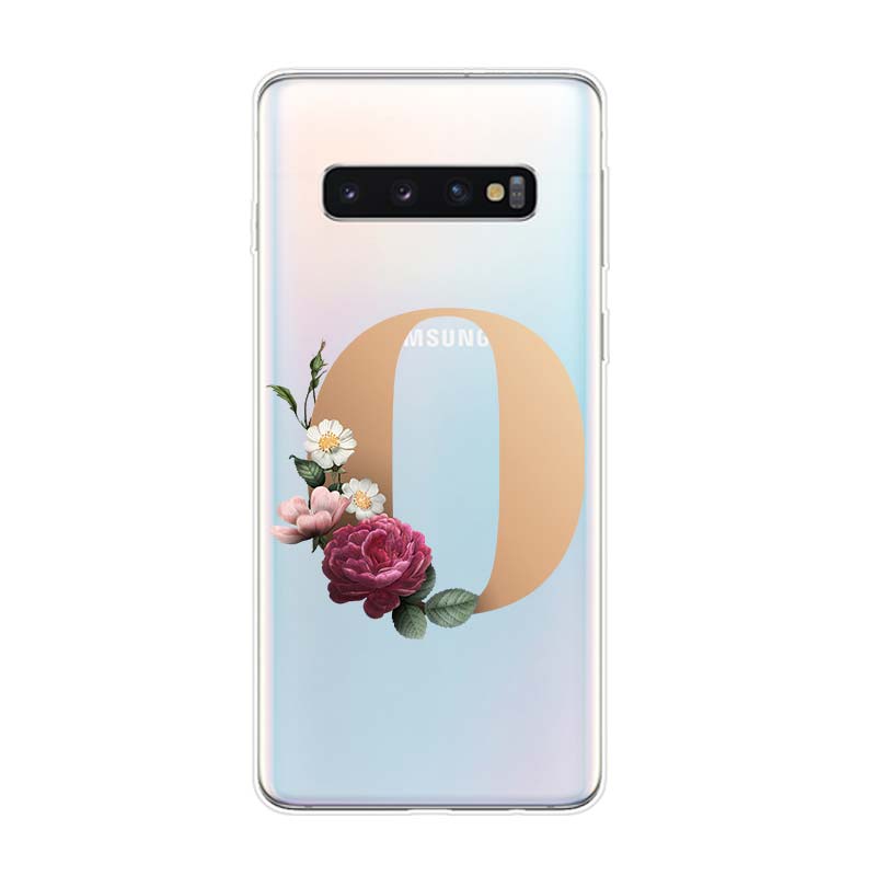 

Силиконовый чехол с буквами алфавита и цветами Z для Samsung Galaxy S21 S20 FE Ultra S10 S10E Lite S9 S8 S7 Edge Plus Samsung S7 Edge