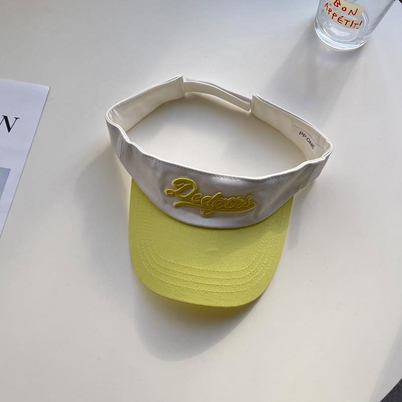 

Универсальная шляпа Сладкие однотонные цвета Изысканная вышивка Женская шляпа Солнце жёлтый