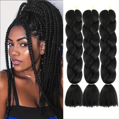 Synthetic Jumbo Braiding Hair Extension Heat Resistant Fiber Ombre Twist Braiding Hair Extension For Women Girls