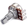 Artibetter 10pcs B50k Bass Pots Potentiometer Long Knurled Split Shaft Audio Taper Low Friction for Guitar Bass Parts Full Size