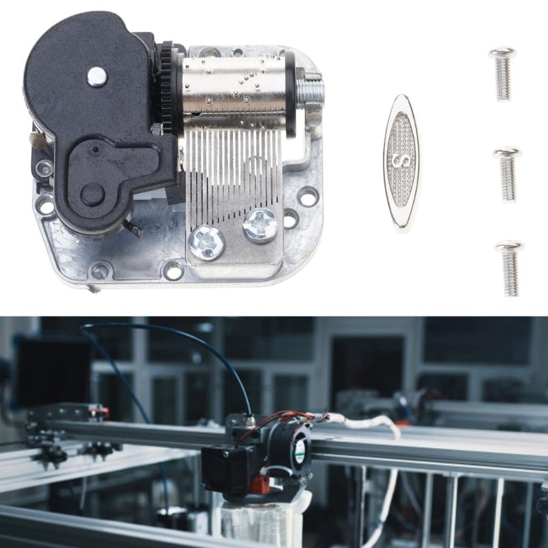 DIY 3D Print Piano Music Box Model Kit with Necessary Part Assembly Projects Screws Key Mechanical Music Box For Lab