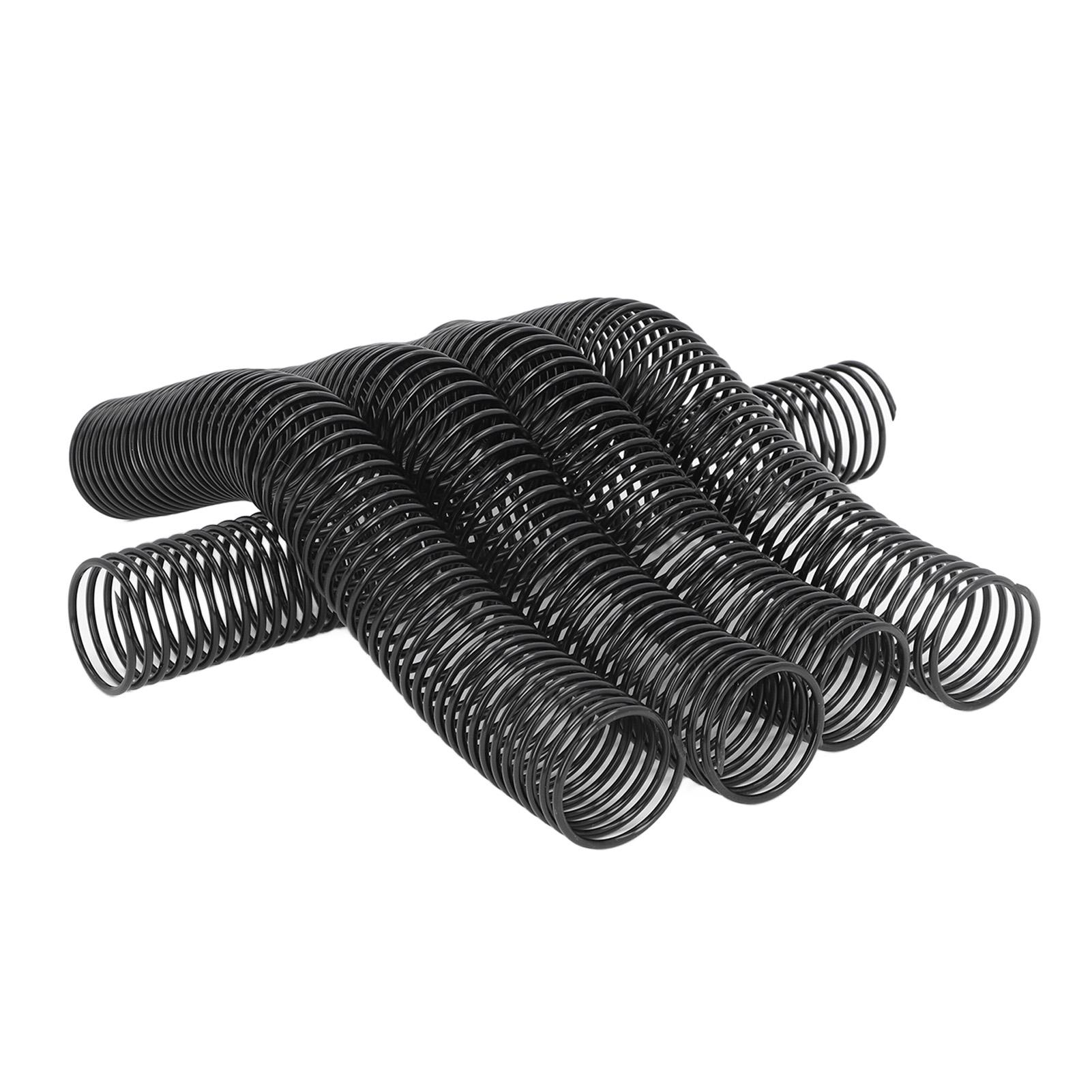 

18 Pcs Spiral Binding Coil 38mm Diameter 48 Loop 4:1 Pitch 310 Sheet Capacity Spiral Binding Spine for A4 Paper