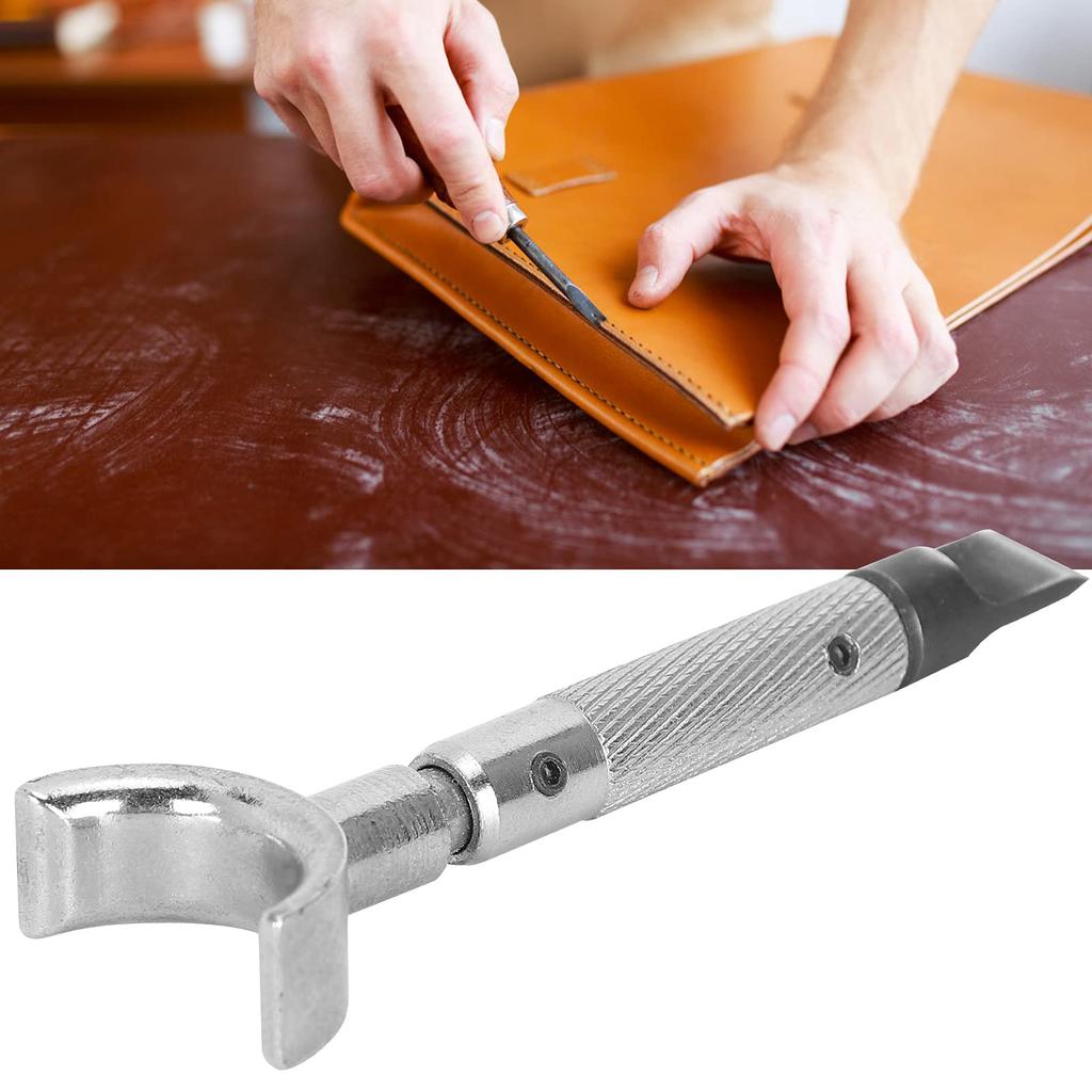 DIY Rotary Leather Engraving Tool Adjustable Vegetable Tanned Leather Carving Tool