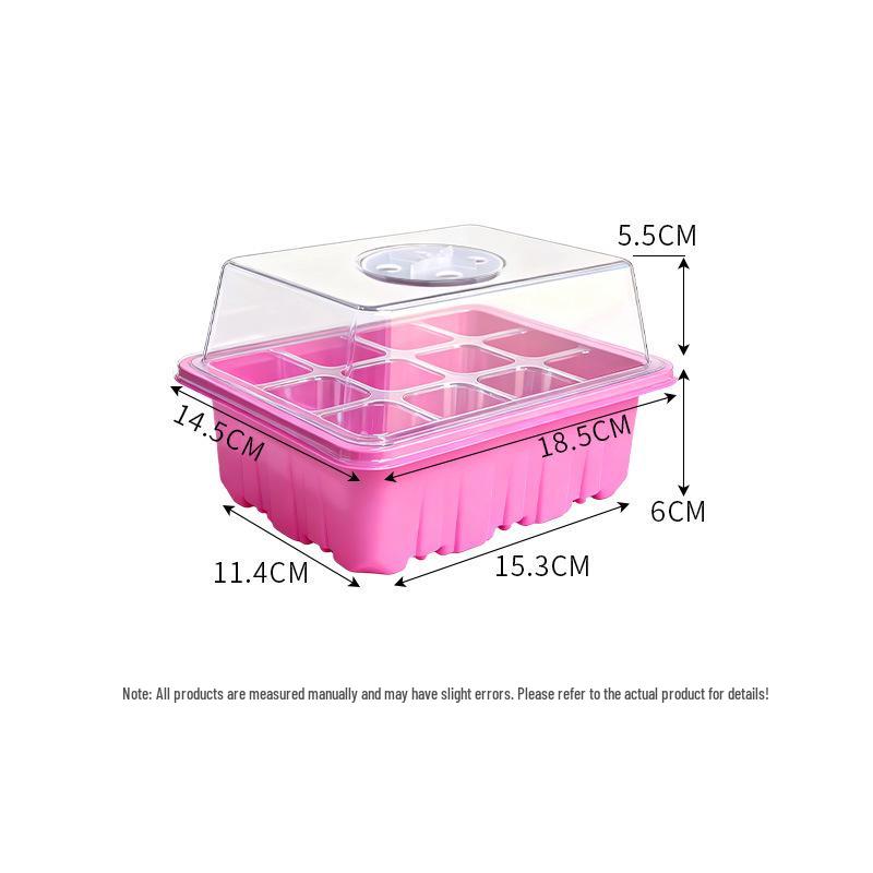Colorful Seedling Tray with Ventilation Holes for Home Balcony Planting
