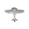 Vintage Golden And Silvery Old Style Fighter Jet Metal Brooches Bomber Shaped Lapel Pins For Sky Dream