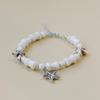 Handmade Seashell & Crushed Stone Bracelet with Lobster Clasp - Perfect Summer Travel Souvenir