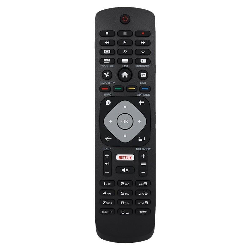 Infrarot-Fernbedienung für Philips TV mit langlebiger schwarzer Oberfläche und einfacher Bedienung