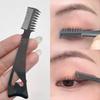 Delicate Finish 3-In-1 Eyelash Brush Long Wear Eyeliner Aid Tool  Makeup Artist