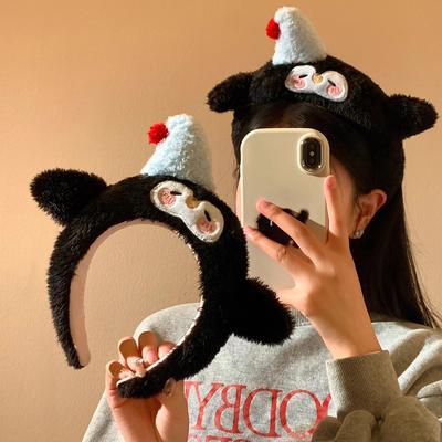 Plush Headband Sweet Face Wash Makeup Three-dimensional Plush Headband