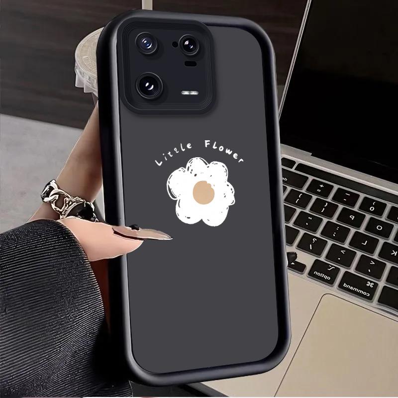 Cute Hand Drawn Flora Case for Xiaomi Mi 15 Pro 14 14T 13 13T 12 11 Lite 11T POCO X7 X6 5G X5 X3 NFC F6 F5 M7 M6 4G Cover Funda