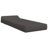 Folding Sofa Bed Dark Grey 60 x 70 x 41 cm Fabric