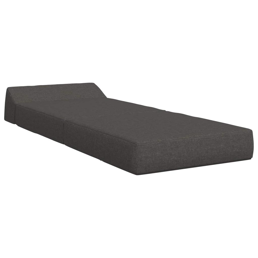Folding Sofa Bed Dark Grey 60 x 70 x 41 cm Fabric