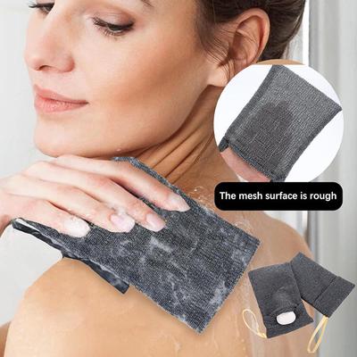 1/2 Stück Bade-Reinigungs-Schaumnetz Seifenbeutel Körper-Peeling-Scheuerschwamm Beutel Badezimmer Nylon-Seifentasche mit Lanyard