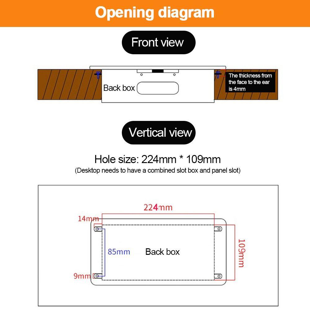 Three-Hole Table Top Recess Outlet Embedded Bounce Socket  Office Desk Computer