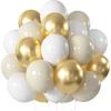 Set Palloncini Blu Bianco Blu Metallico Rosa Oro Rosa Palloncini con Coriandoli Festa di Compleanno Battesimo Decorazioni Matrimonio