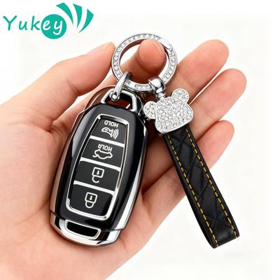 Tpu Car Key Case Cover For Hyundai Solaris Sonata Palisade Kona Creta I20 I30 Ix35 Ix25 Elantra Grandeur Accent Auto Shell Fob