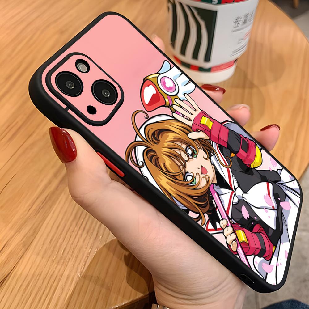 Cardcaptor Sakura Phone Case For IPhone 17 16 15 Pro Max 14 Pro 1613 11 12 Mini Xs Xr Plus Se Matte Back Cover
