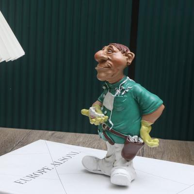 1 Piece Of Professional Character Ornaments, Cartoon Exaggerated Style Dentist Firefighter Lawyer Doctor Ornaments