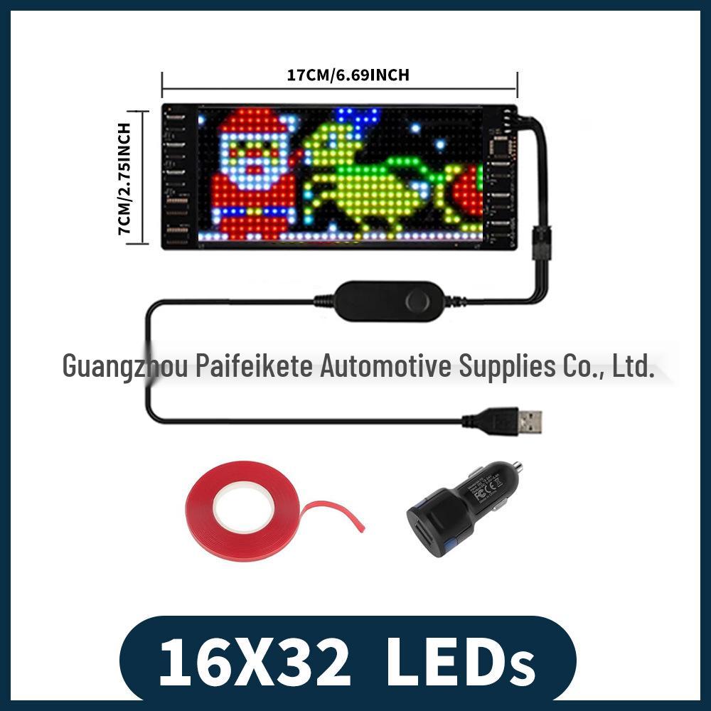 

Светодиодный дисплей на заднем стекле: Настраиваемый экран выражения с управлением через мобильное приложение Full Color