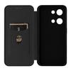 For OnePlus Nord 3 5G/Ace 2V Carbon Fiber Texture Leather Stand Phone Case Card Holder Phone Cover