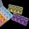 28-Grid Nail Art Rhinestone Storage Box with Individual Lids