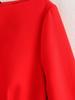 2024 Winter Women's European & American Style Bow-Decorated French A-line Dress