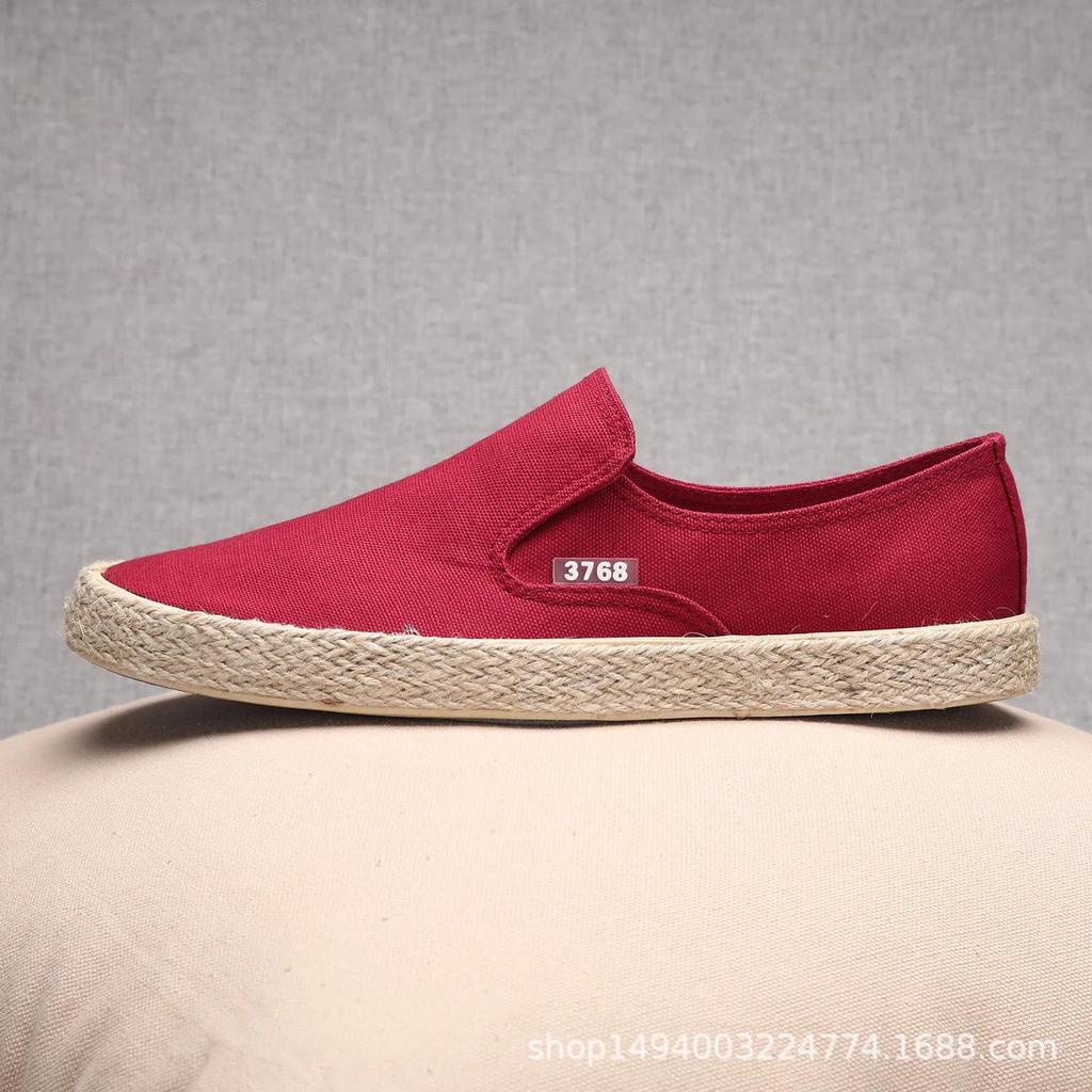 Fashion Spring Autumn Fashion Men Canvas Shoes Espadrilles Men Casual Slip On Breathable Loafers Men Flats Shoe Zapatos Hombre