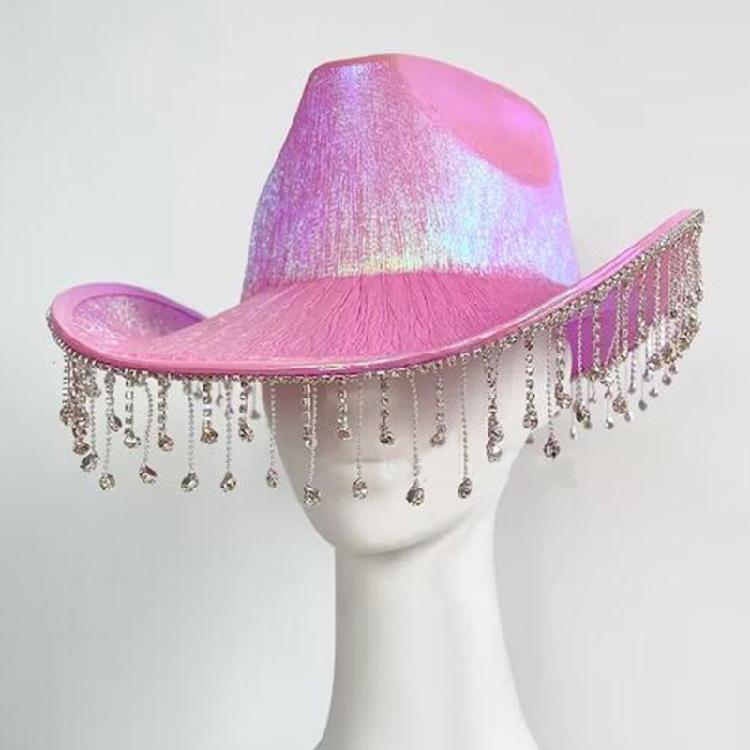Bride Cowboy Hat Rhinestones Cowboy Hat Bachelorette Party Ha Cowgirl Hat