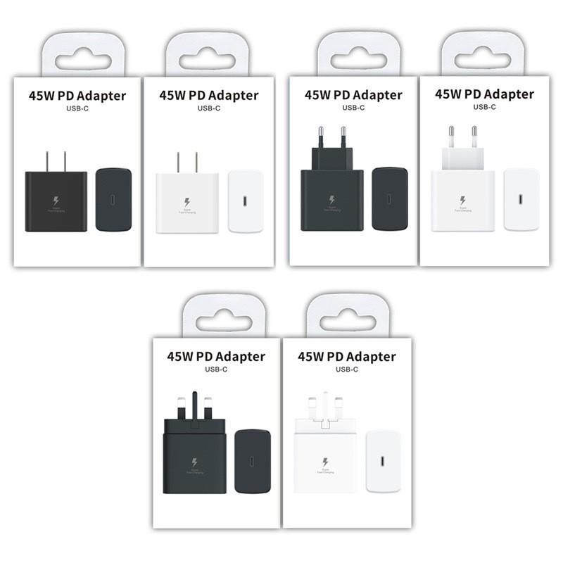 45W Super Fast Charger Set with 5A Dual C Cable for Note10/S21/S22