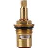 Faucet Ceramic Cartridge Valve, G1/2" Brass Tap Ceramic Disc Cartridges Replacement for Hot Cold Water (Type F2- H49mm)