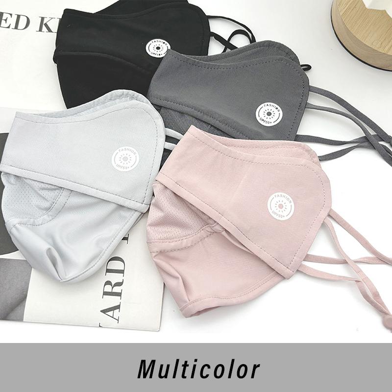 Cycling Ice Silk Face Mask Anti-UV Sun Protection Summer Unisex Adjustable Breathable Bandana Hunting Running Sport Mask Scarf