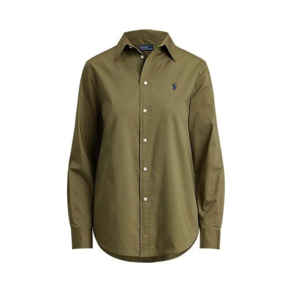 Polo Ralph Lauren Женская классическая хлопковая твиловая рубашка XS