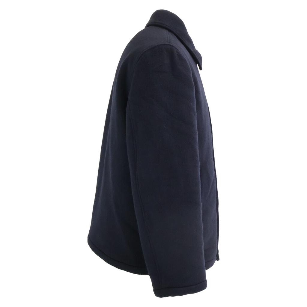 PRADA [Good condition/Domestic regular/24 year old] SGC870 cashmere blend with quilted liner coat 46 NavyUsed