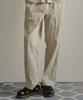 BEYOND CLOSET [Collection Line] Crease Cotton Easy Pants Beige