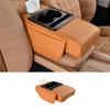 Powerful Car Armrest Box Heightening Cushion With Cup Holder Tissue Box Side Storage Pocket For Auto Interior Arm Rest Cover