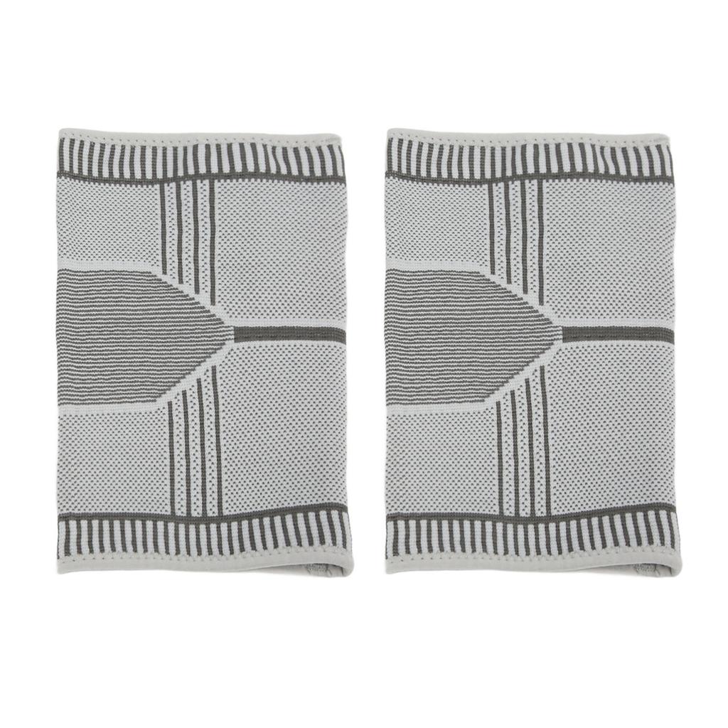1 Pair Graphene Elbow Pads Elbow Joints Warmer Sleeves for Outdoor Sports Lattice Heating M