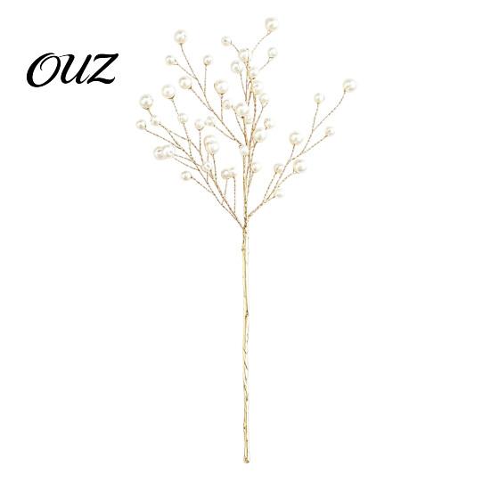 Feiertags-Blumenarrangement Perlen Kunstkristall Weihnachtsbaum-Stecker mit biegsamem Draht, Acryl-Perlen-Zweige Klare Perlen-Girlande für Arrangements,