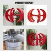 2000W Vertical Axis Wind Turbines Generator Lantern 5 Blades Motor Kit Home Hybrids Streetlight Electromagnetic 12/24V