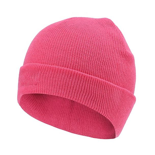 Blank Classic Fashion Keep Warm Winter Men Women Soft Daily Unisex Circle Type Non-Slotted Knitted Beanie Hats