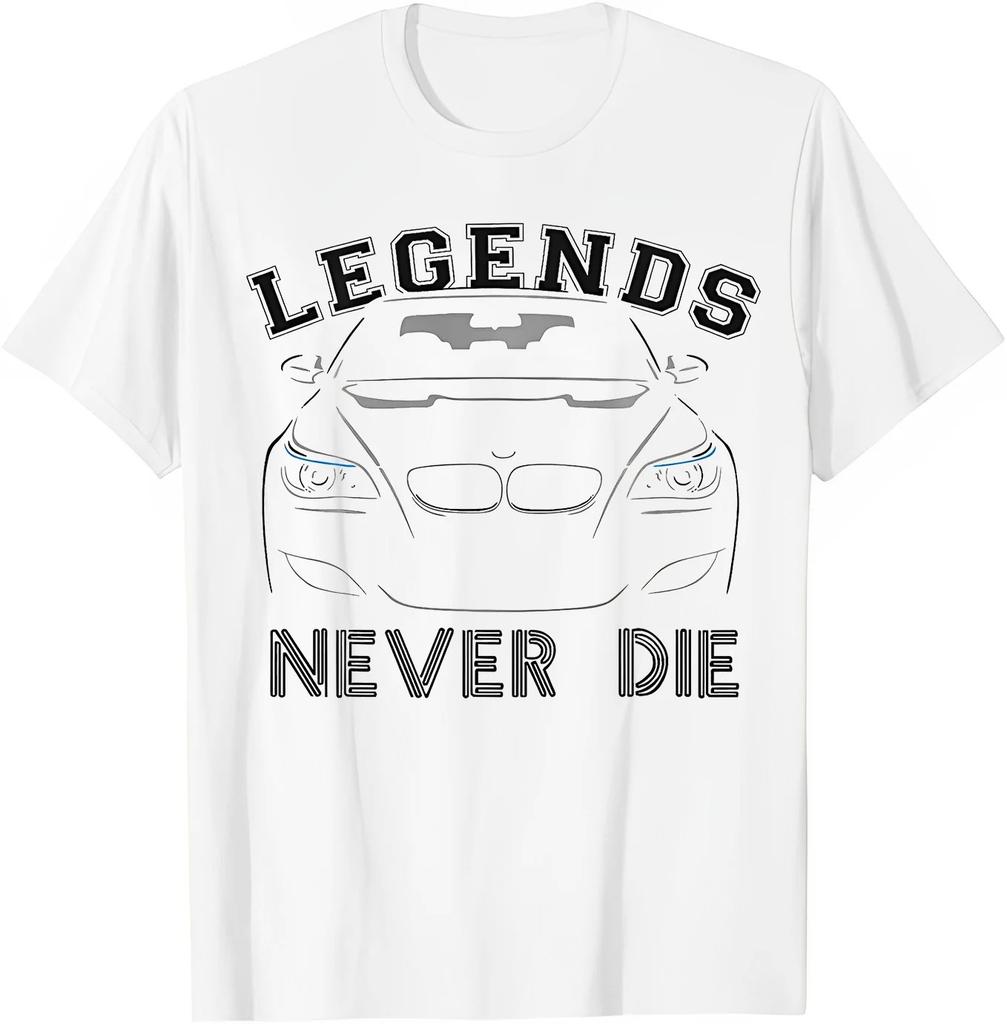 Summer Unisexs Letter Racing Car Print Round Neck Shortsleeved Hiphop Riding 100 Cotton Soft And Breathable Tshirt Large Size