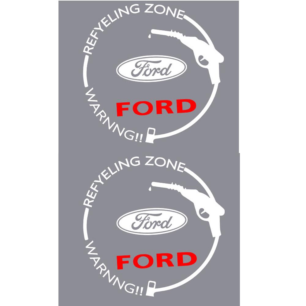Car Vinyl Film Decal Fuel Tank Cap Stickers Decoration Accessory For Ford ST Fiesta Focus Mk2 3 4 Edition Mondeo Fusion Ecosport