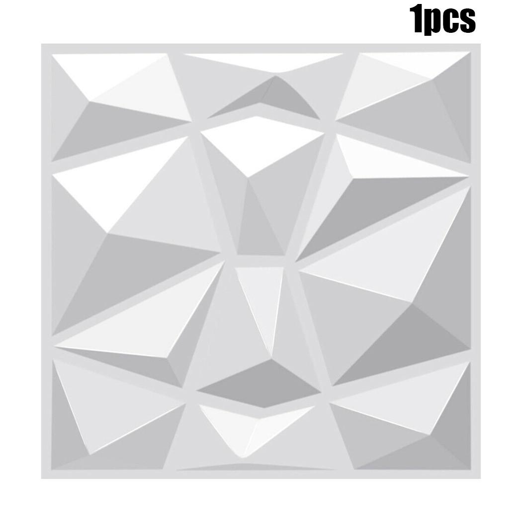 

Decorative Wall Panels Diamond Plastic Tiles 1pcs/4pcs Cladding Covering DIY Interior Living Room PVC Background