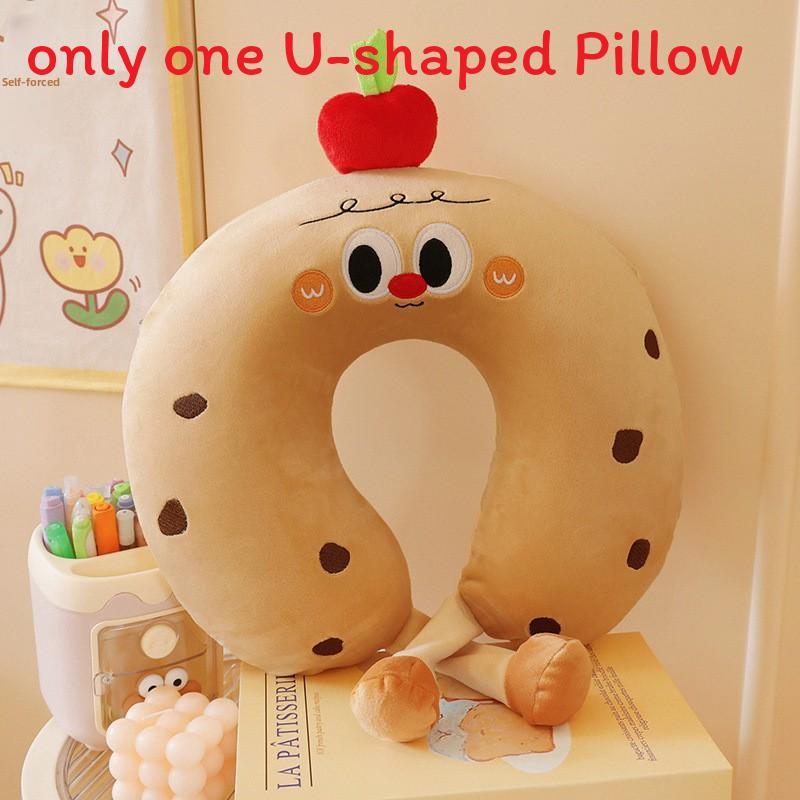 Cartoon Memory Foam Ushaped Neck Pillow For Office Rest And Travel Comfort