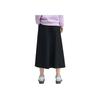 New FILA Casual Long Skirts Women's Jet Black F11W448302F-BK
