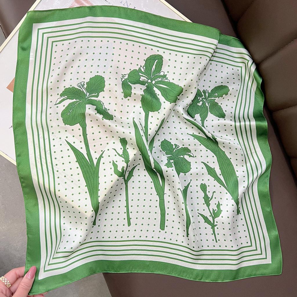 New 100% Natural Real Silk Scarf Fashion Lady Foulard Female Bandana Scarves  Women Hijab Shawl Wraps Square Neckerchief