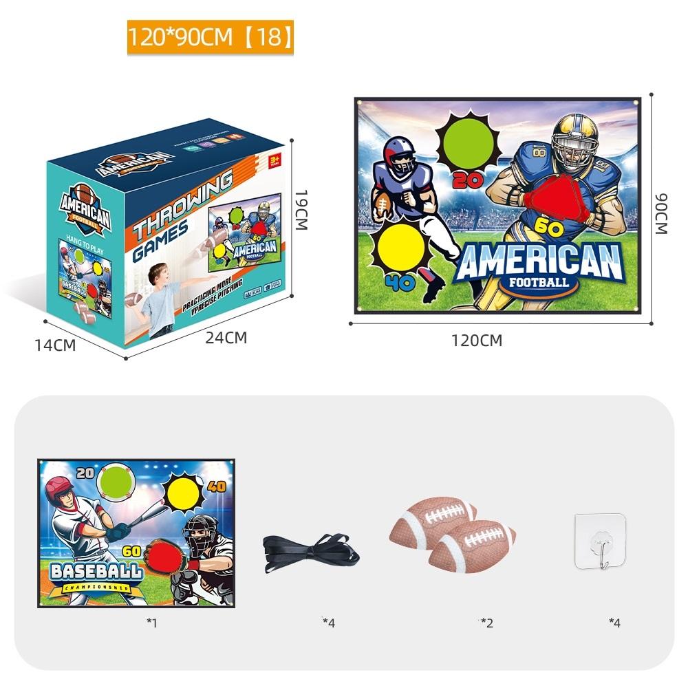 Ballwerfen Trainingsziel Spielzeug Frühling Outdoor Kinder Sport Geschenkbox Sandsack Anzug