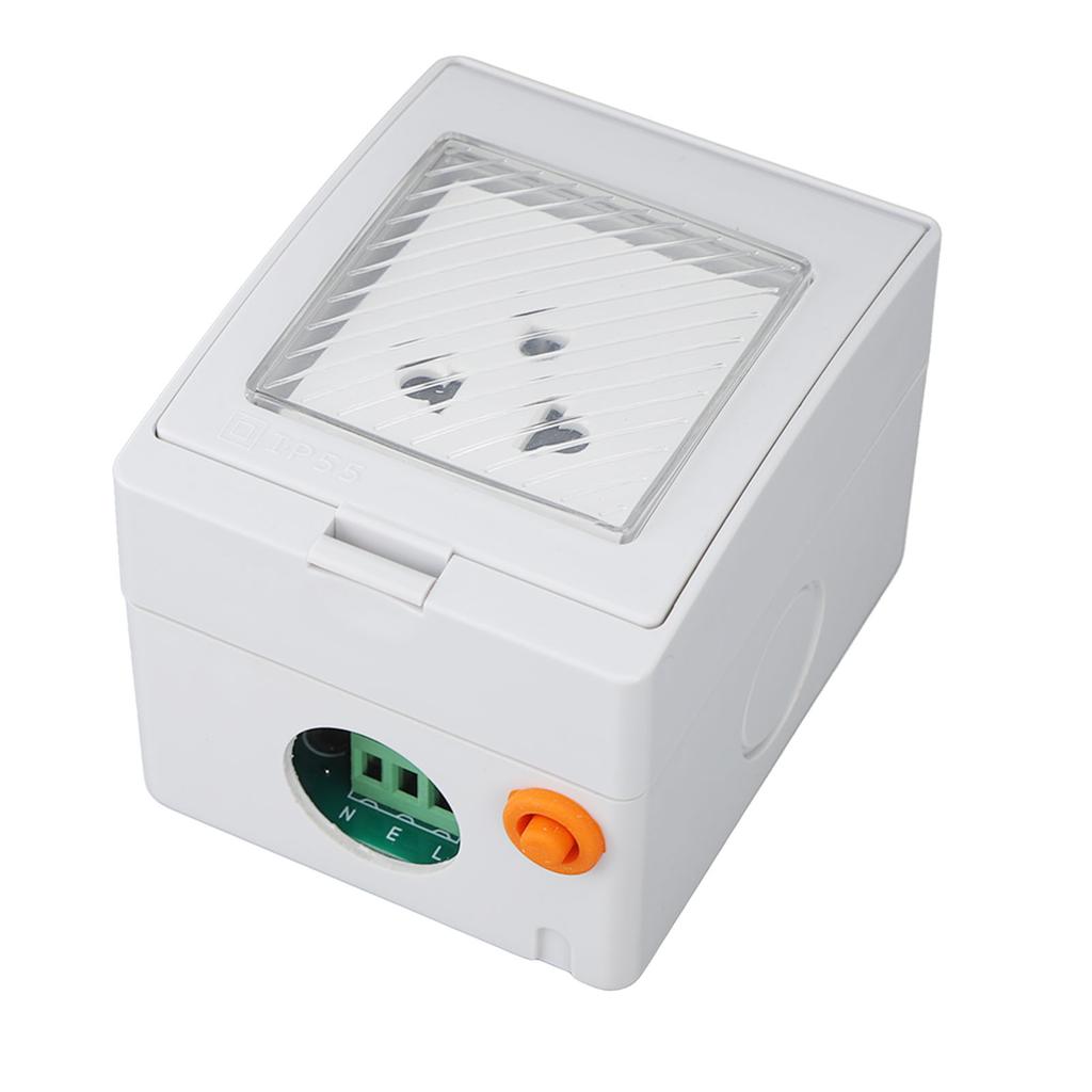 WiFi Smart Socket PC ABS IP55 Waterproof APP Remote Control Power Outlet for Bathroom Outdoor