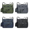 Men Casual Large Capacity Messenger Bag With Oxford Fabric For Business Travel