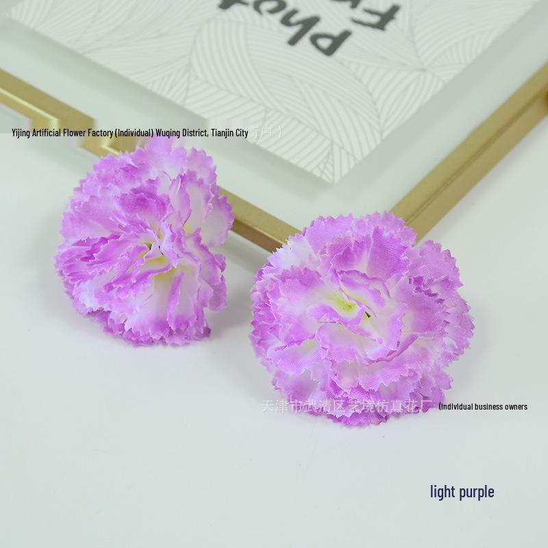 5cm Silk Carnation Marigold Wreath Flower Ball Pendant for Door Frames & DIY Decor