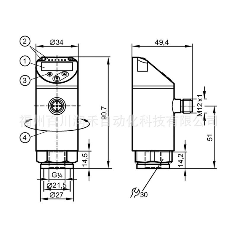 Inquire About New IFM Pressure Sensors: Models PN3129, PN2070, PN2071, PN2293